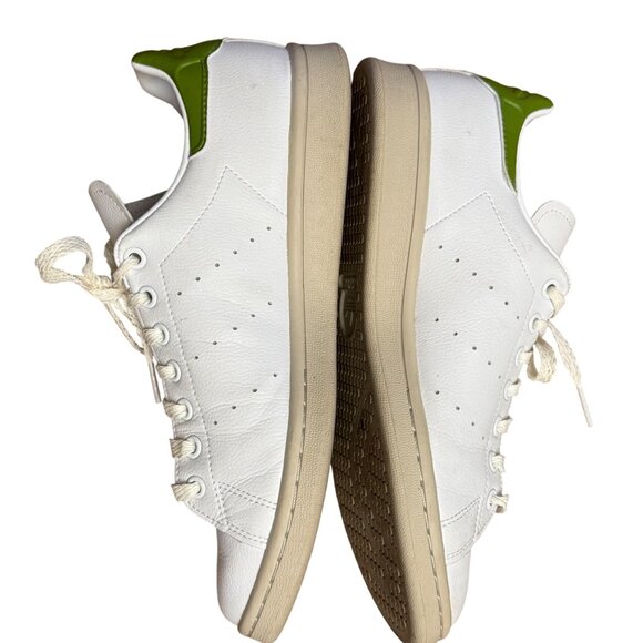 Adidas Stan Smith Yoda Primegreen White Green Sneakers Mens 8.5 Lace-Up - Picture 3 of 16